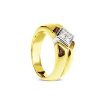 Pure White Gold Ring